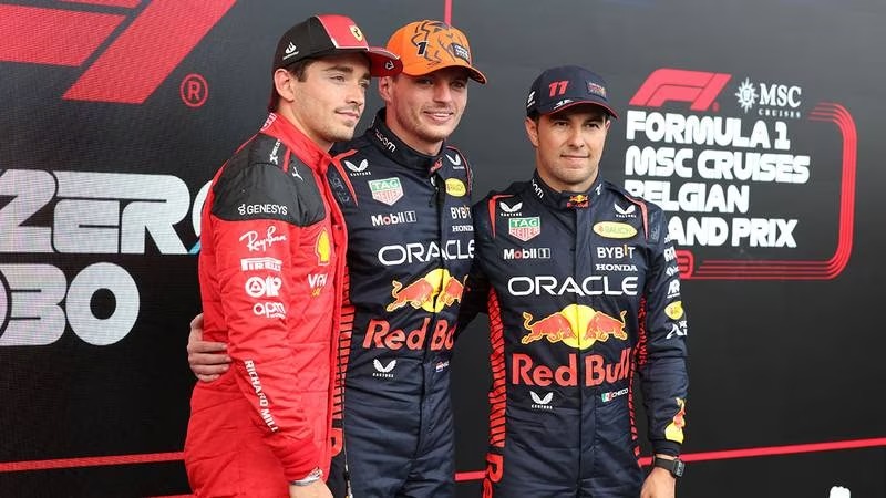 Así queda la parrilla de salida del Gran Premio de Bélgica con el castigo a Max Verstappen