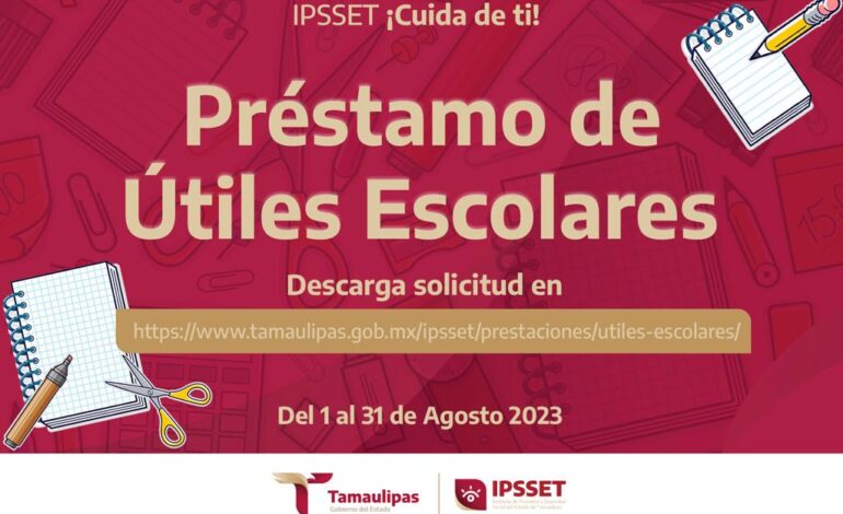 IPSSET apoya con créditos para útiles escolares