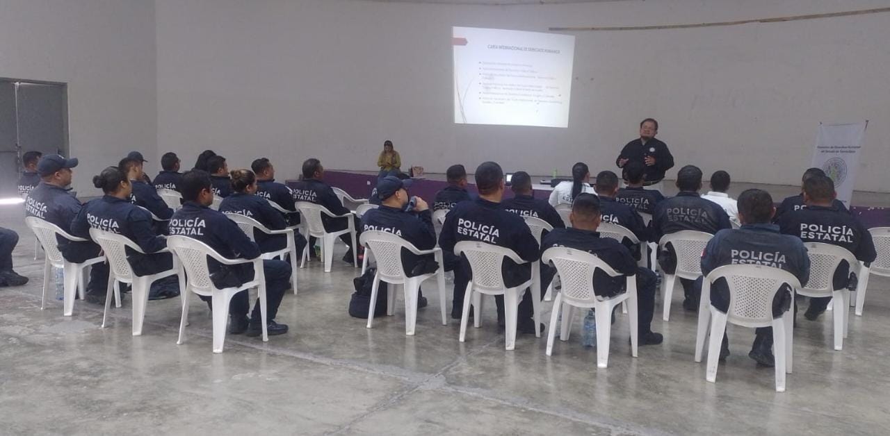 Recibe Guardia Estatal curso de Derechos Humanos y Seguridad Pública