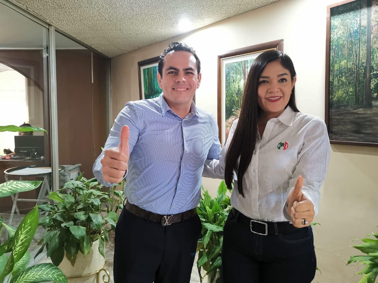 Mayra Ojeda y Luis Enrique Arreola buscan ser la fórmula al Senado por el Frente Amplio por México