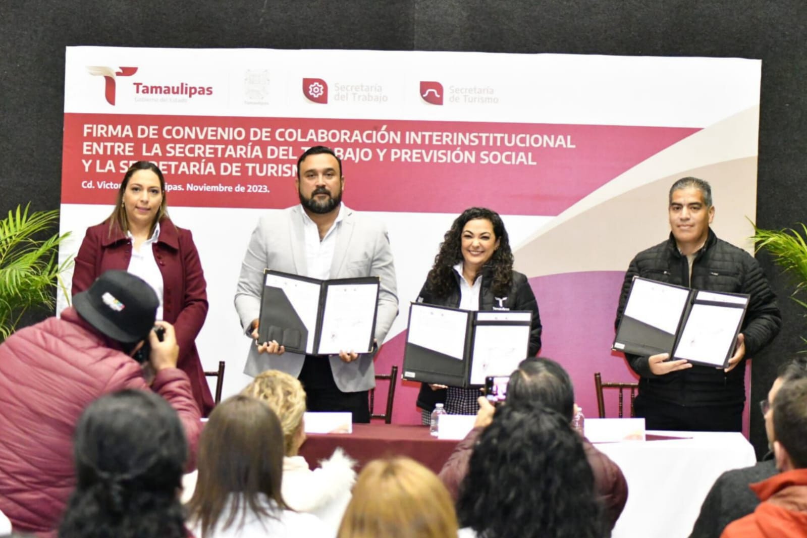 Secretarías del Trabajo y Turismo, firman convenio para capacitar a prestadores de servicios de Tamaulipas