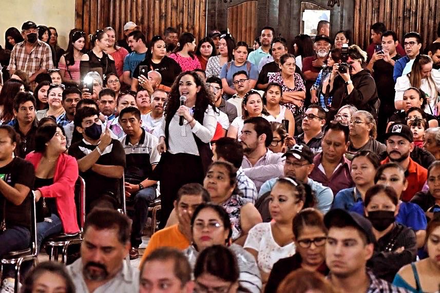 En Río Bravo, Olga Sosa brinda conferencia “La Transformación Laboral en Tamaulipas”