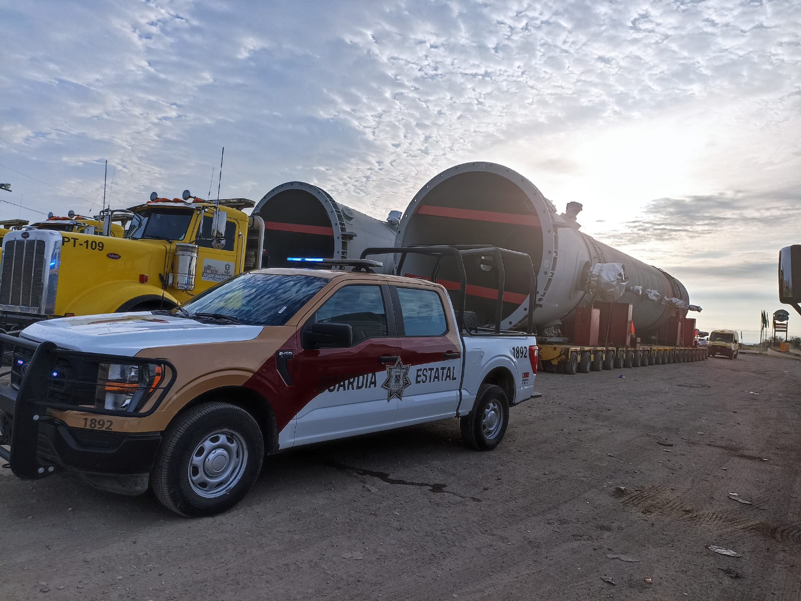 La SSPT alerta sobre el traslado de calderas en la carretera federal 80