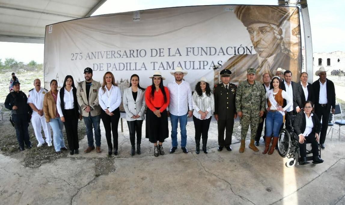 Olga Sosa asiste al 275 aniversario de Villa de Padilla