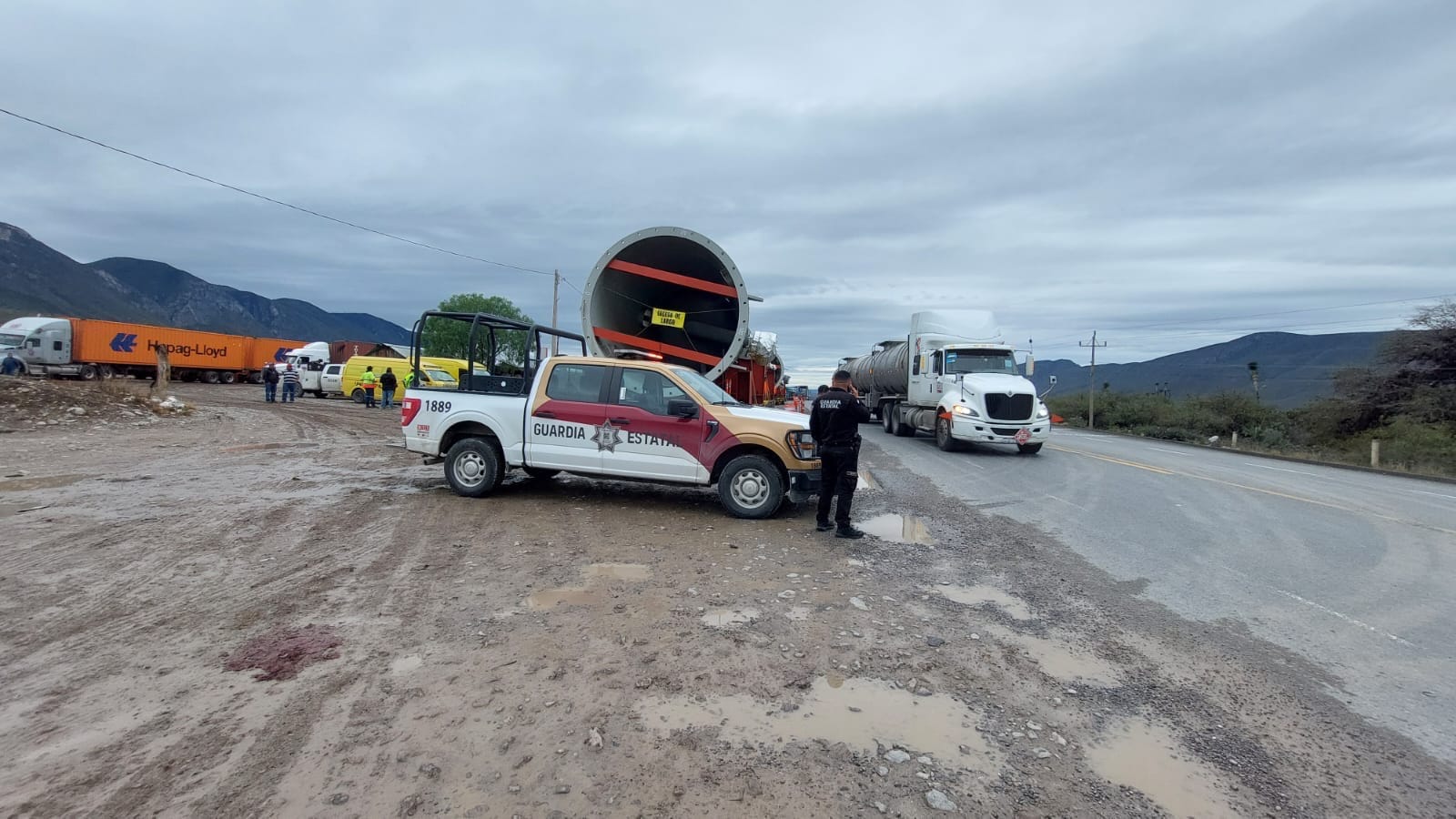 Por condiciones climatológicas suspendido durante este fin de semana traslado de calderas