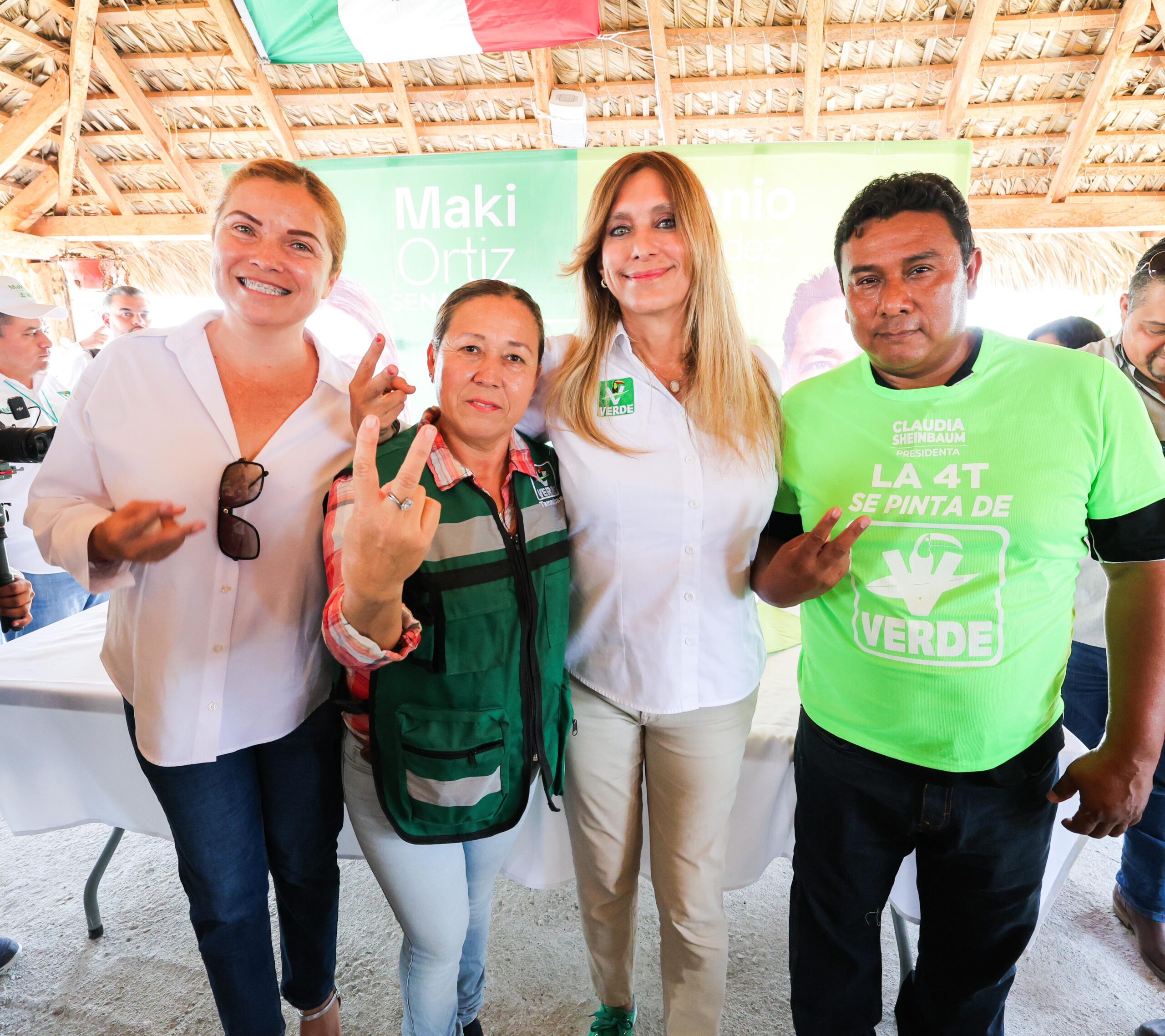 Maki es mujer de experiencia reconocen en González, Tamaulipas, para llevarla al Senado