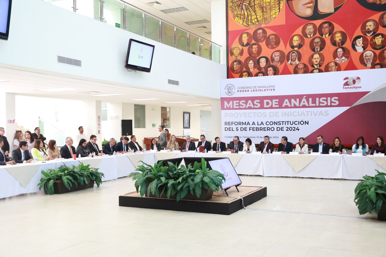 Concluye Congreso de Tamaulipas análisis de las 20 reformas Constitucionales