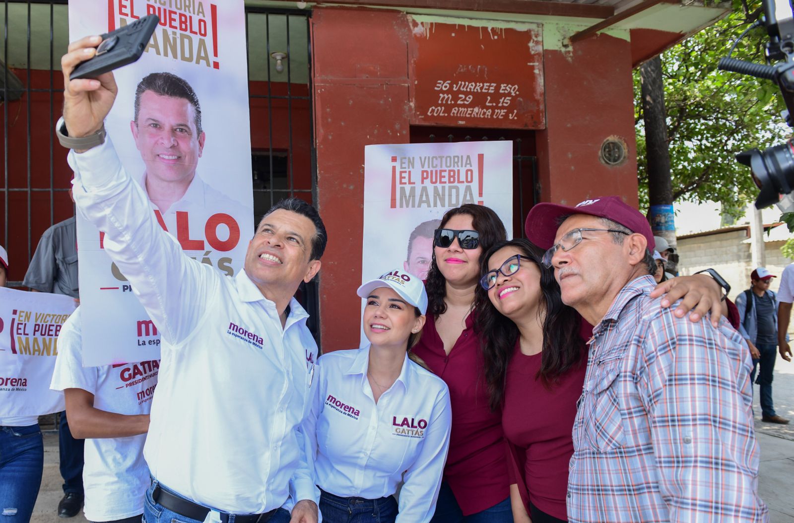 Va Lalo Gattás con paso firme a la reelección