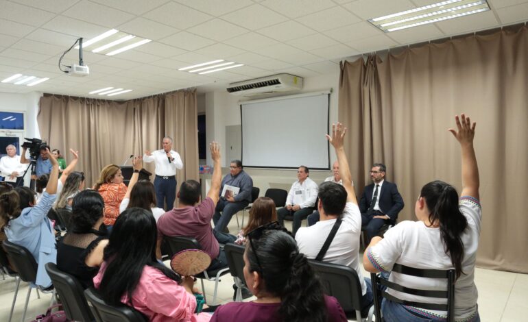 Dialogan autoridades de Salud de Tamaulipas con trabajadores sobre proceso de basificación