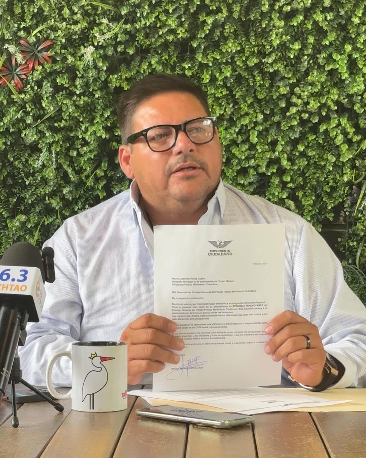 Mauro Reyes dirigente de MC se suma al proyecto de la transformación en Ciudad Madero