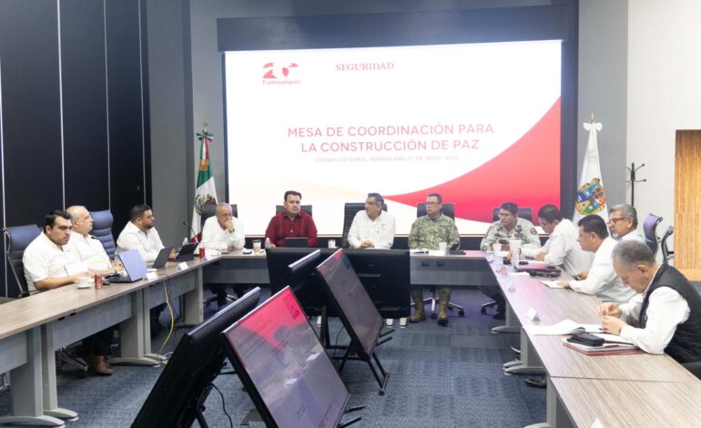 Instalarán Centros de Mandos Regionales de Seguridad para el proceso electoral de Tamaulipas