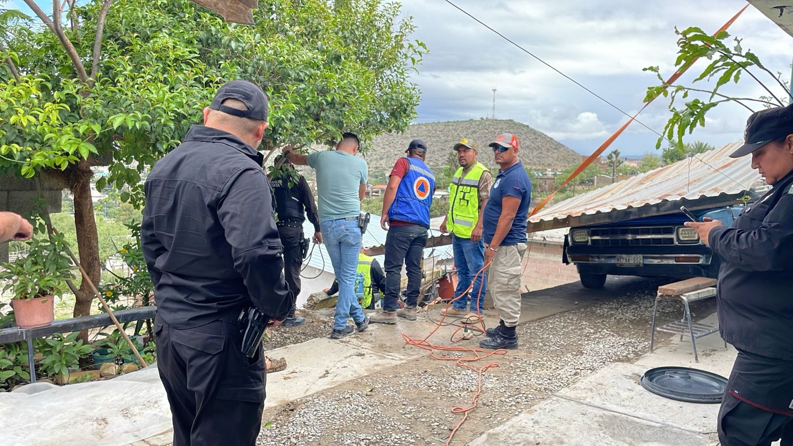 Acude PC Tamaulipas para apoyar en la atención de la emergencia en Tula