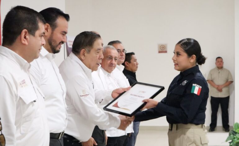 Entrega USJT nueva generación de 60 elementos de Guardia Estatal y Policía de Investigación