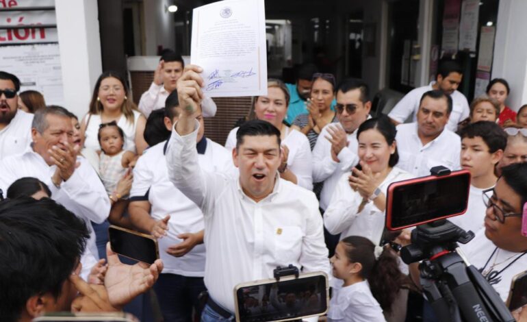 Pepe Braña Mojica, recibió la constancia de mayoría como diputado federal; el candidato más votado en Tamaulipas