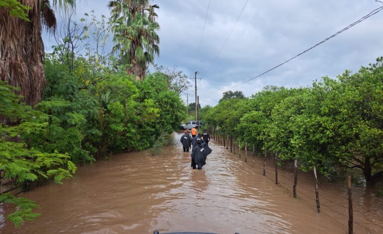 A través del Plan Tamaulipas Guardia Estatal realiza labores de auxilio en comunidades aledañas a ríos