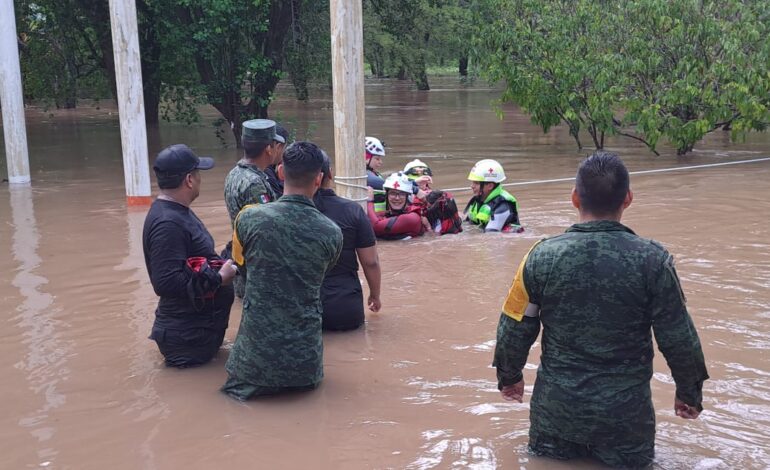 Continúa Cruz Roja Mexicana Tamaulipas con apoyo en sectores vulnerables por precipitaciones