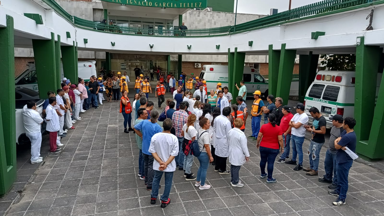 Efectúa HGR No. 6 del IMSS en cd. Madero Simulacro con Hipótesis de Inundación.