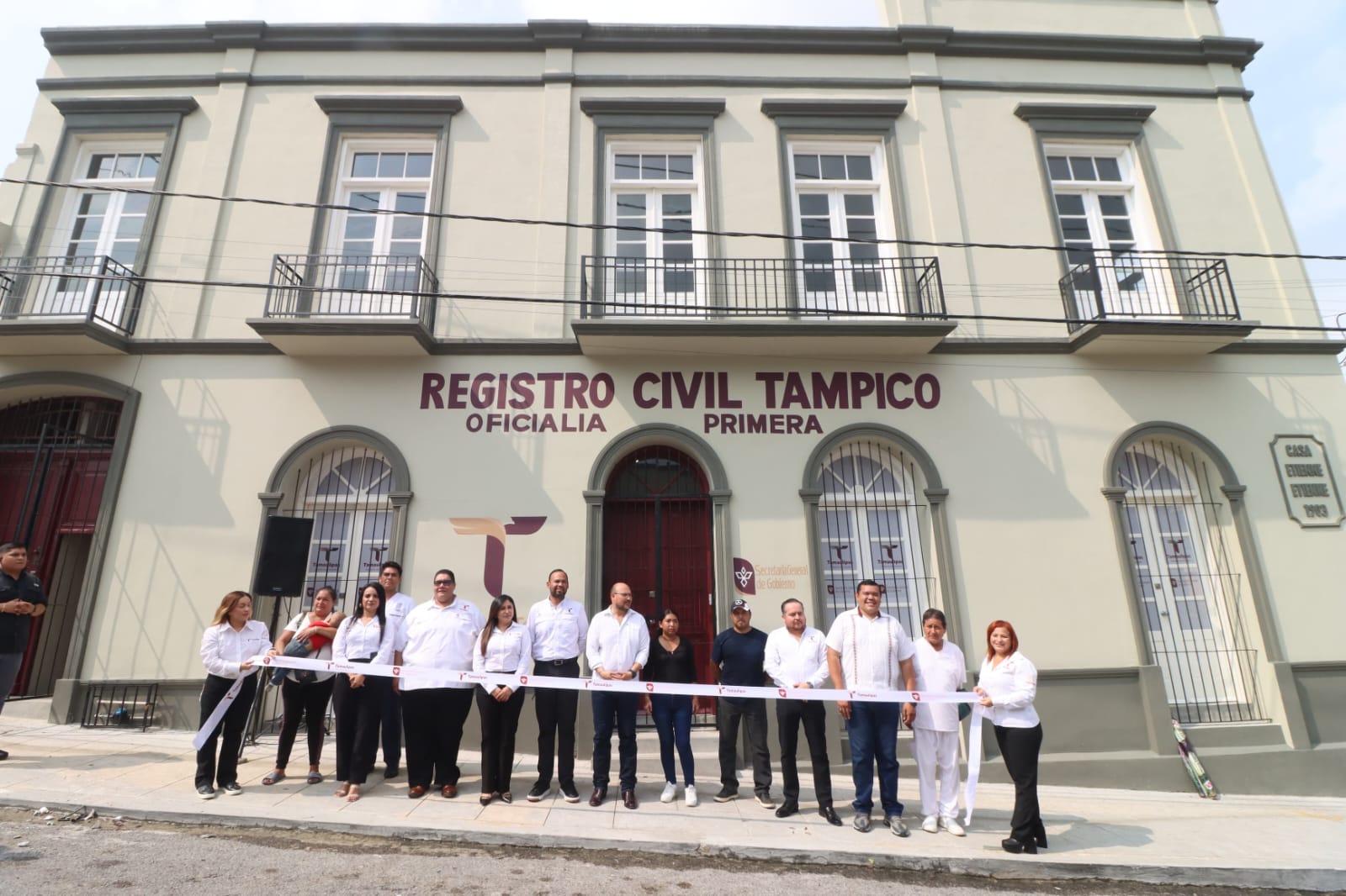 Inauguran nuevas oficinas de la Oficialía Primera del Registro Civil en Tampico