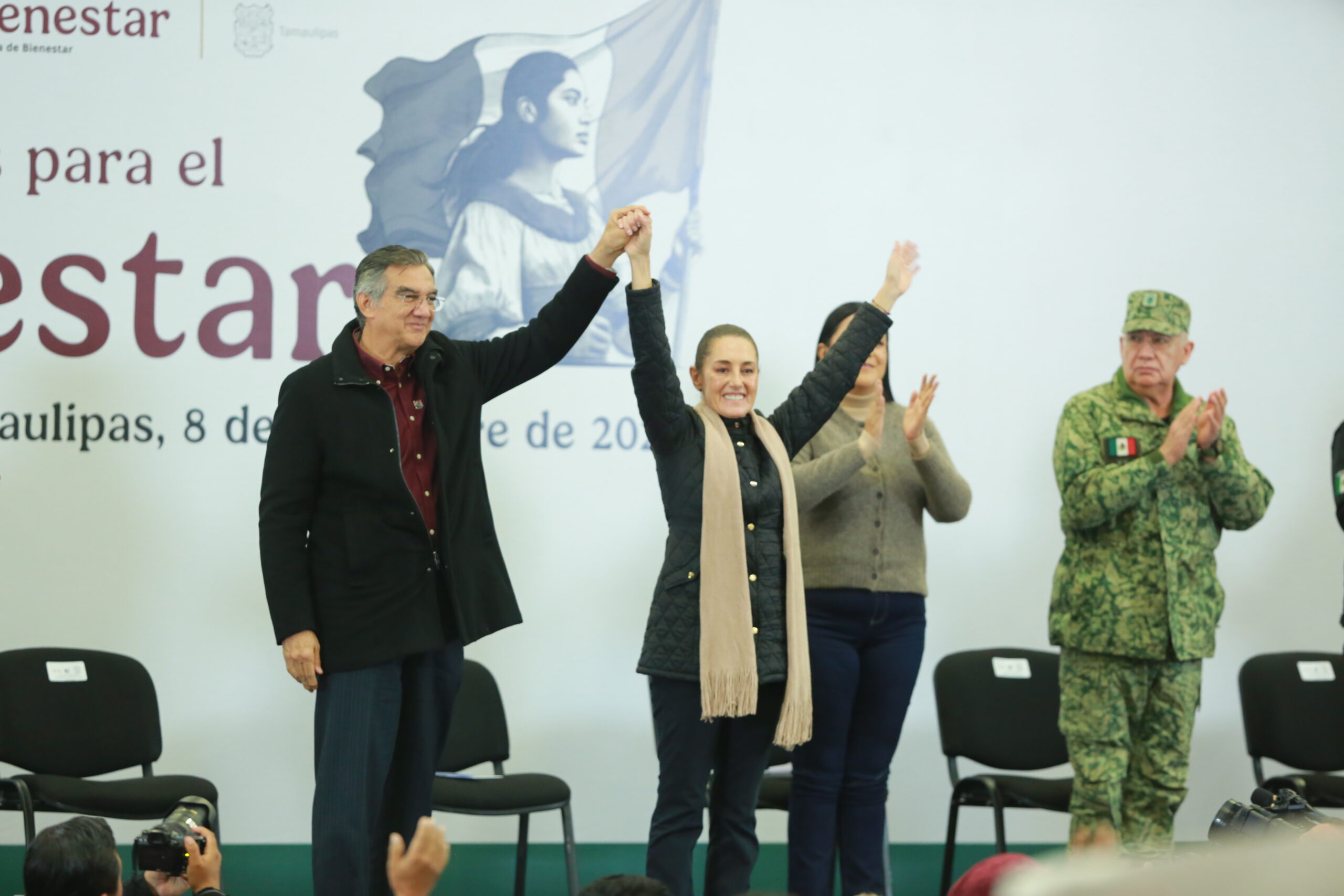 Presidenta Claudia Sheinbaum refrenda apoyo a Tamaulipas