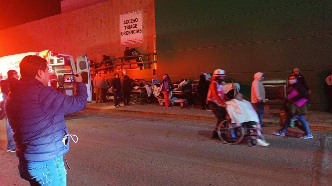 Incendio en Hospital del IMSS en Matamoros moviliza a cuerpos de emergencia