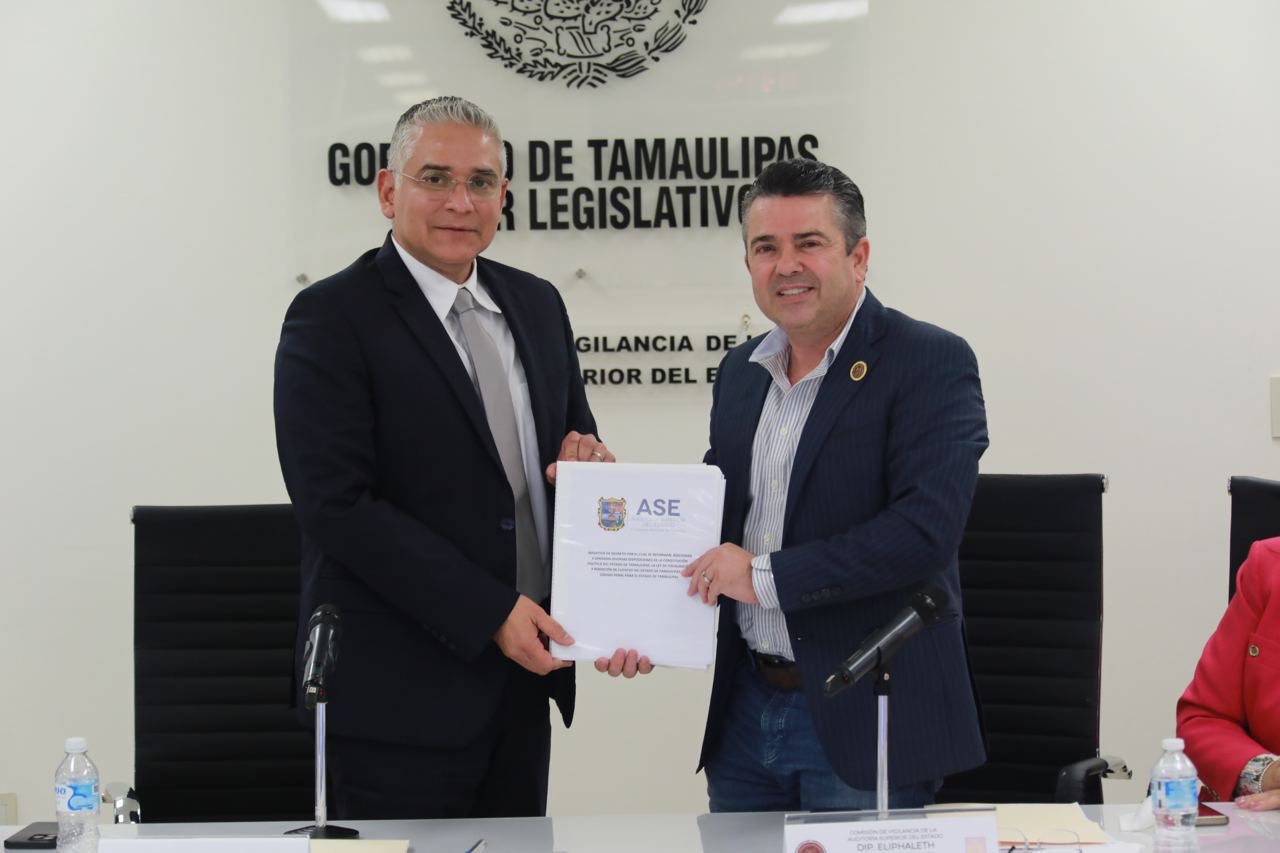 Presenta ASE informe de fiscalización 2023 y propone reforma para fortalecer la rendición de cuentas en Tamaulipas