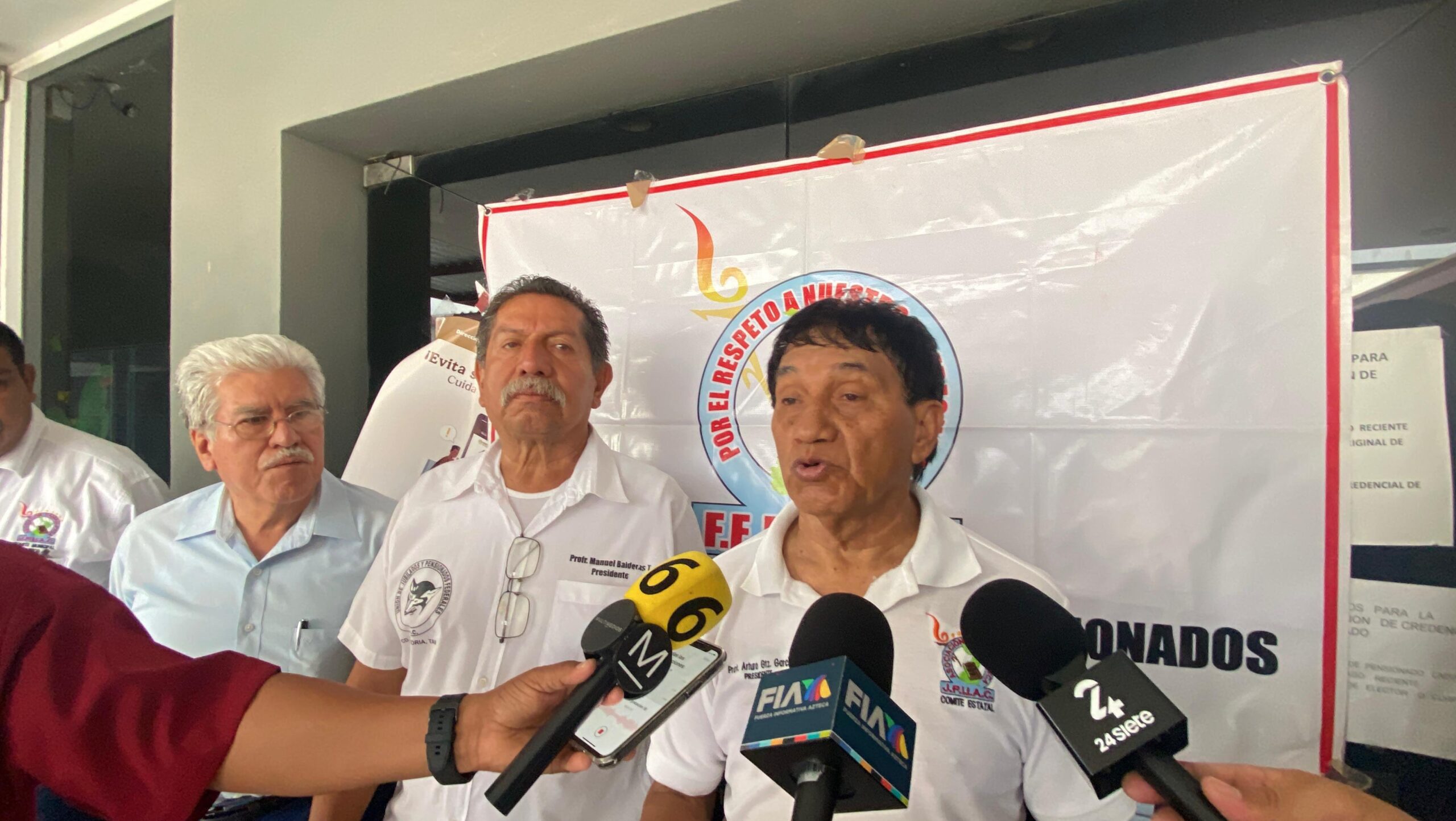 Jubilados del ISSSTE exigen destitución de subdelegado por actos de corrupción en Tamaulipas