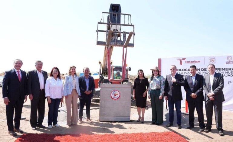 Sergio “Cheko” Ojeda destaca colocación de la primera piedra de nueva planta Boing en Nuevo Laredo