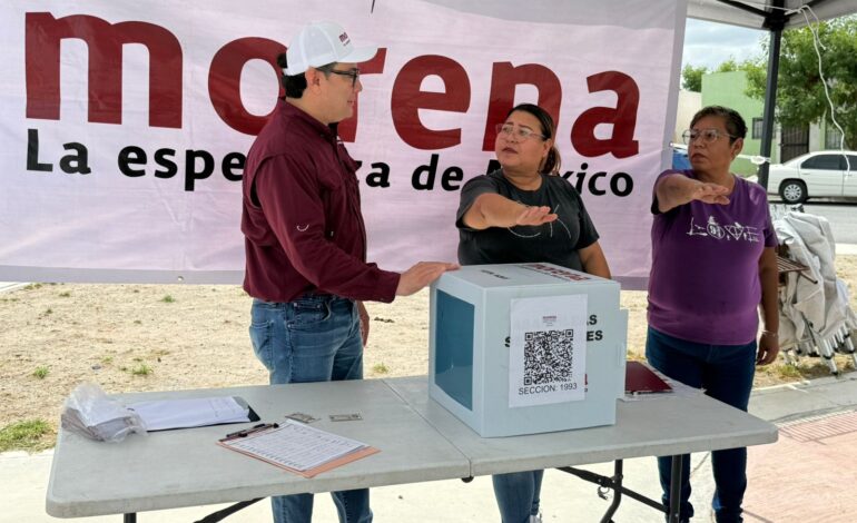 Fortalece Sergio “Cheko” Ojeda a MORENA con conformación de comités seccionales