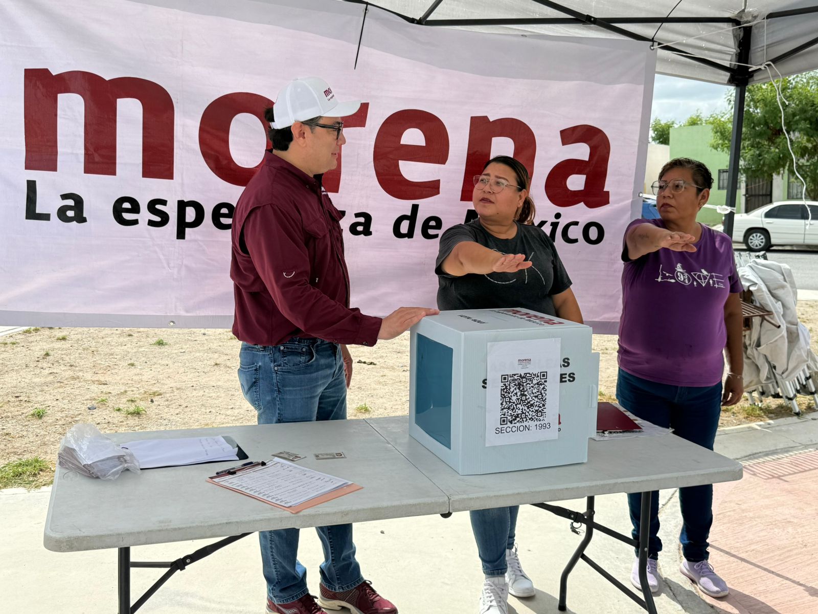 Fortalece Sergio “Cheko” Ojeda a MORENA con conformación de comités seccionales