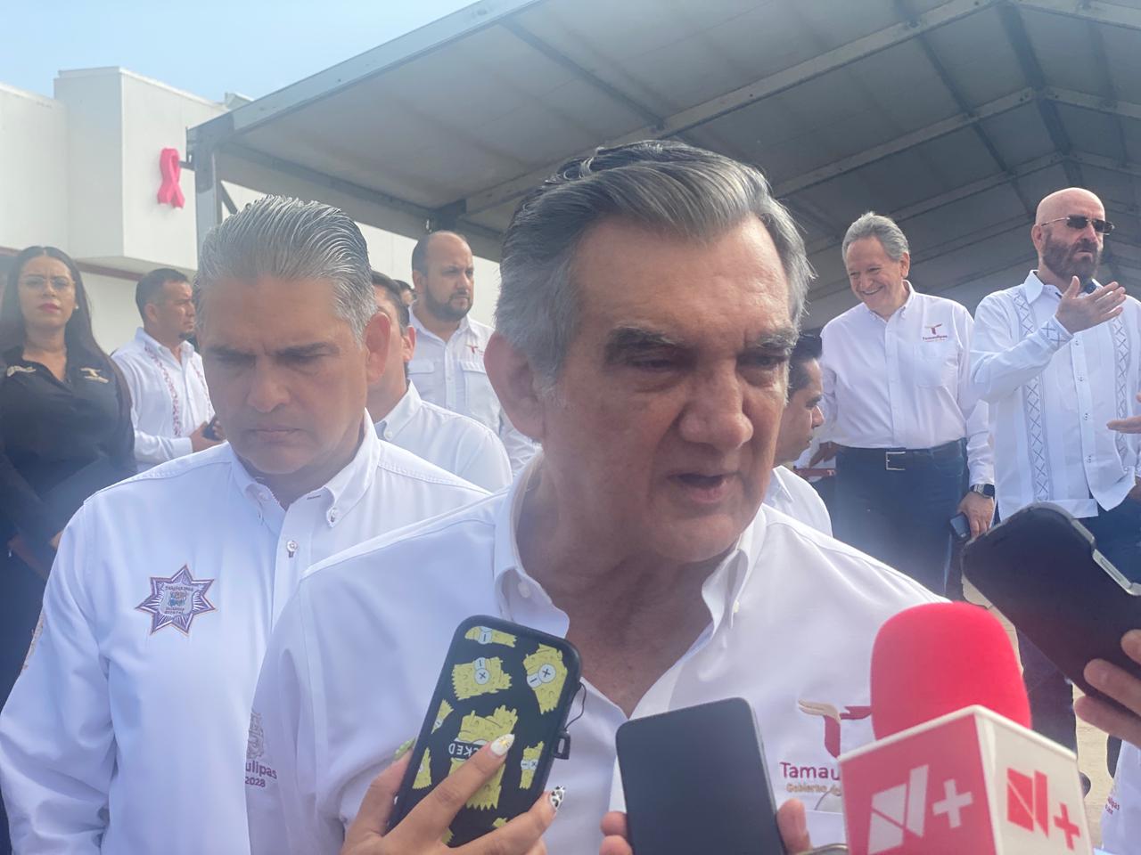 Gobernador Américo Villarreal pide estar atentos ante posible evacuación por crecida del río Pánuco