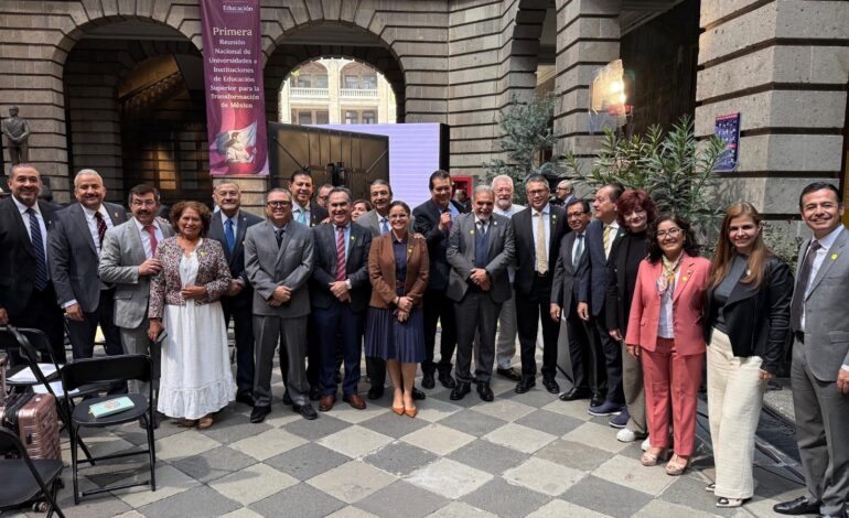 Rector de la UAT asiste a reunión de universidades con Claudia Sheinbaum