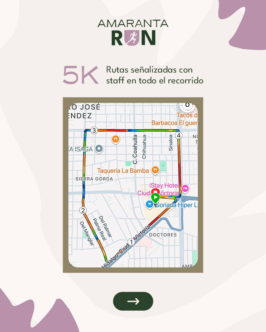 ¡A Correr! Últimos Días para Inscribirse a la Carrera Amaranta 5K en Victoria