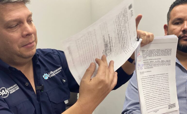 PAN califica como “cortina de humo” las más de 100 mil firmas contra Cabeza de Vaca