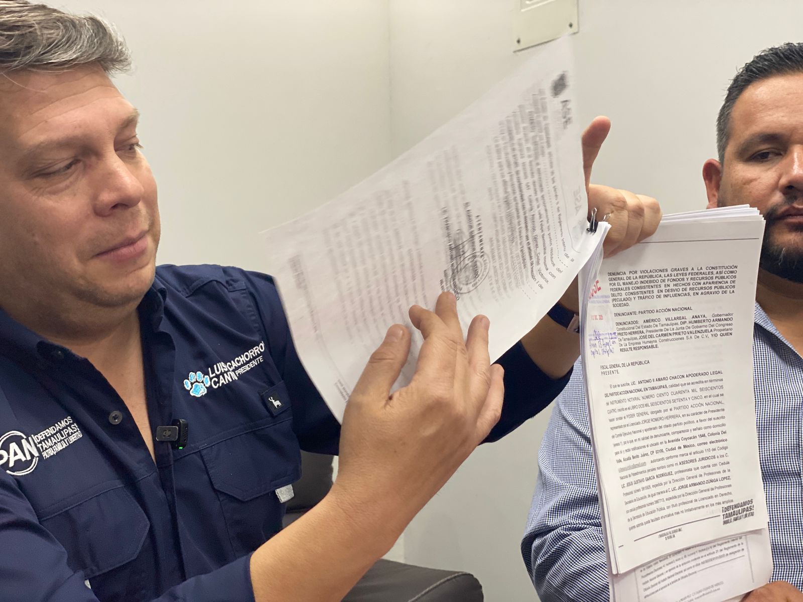 PAN califica como “cortina de humo” las más de 100 mil firmas contra Cabeza de Vaca