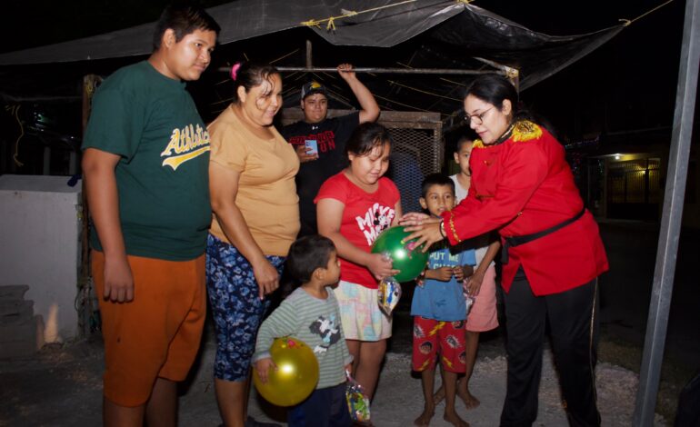 La Lux de la Navidad llega a las y los niños tampiqueños