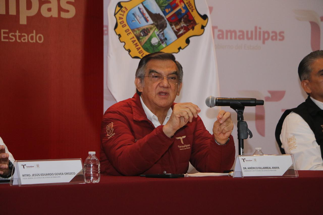 Gobierno de Tamaulipas rompe con prácticas del pasado y consolida nueva estrategia de seguridad: Américo Villarreal