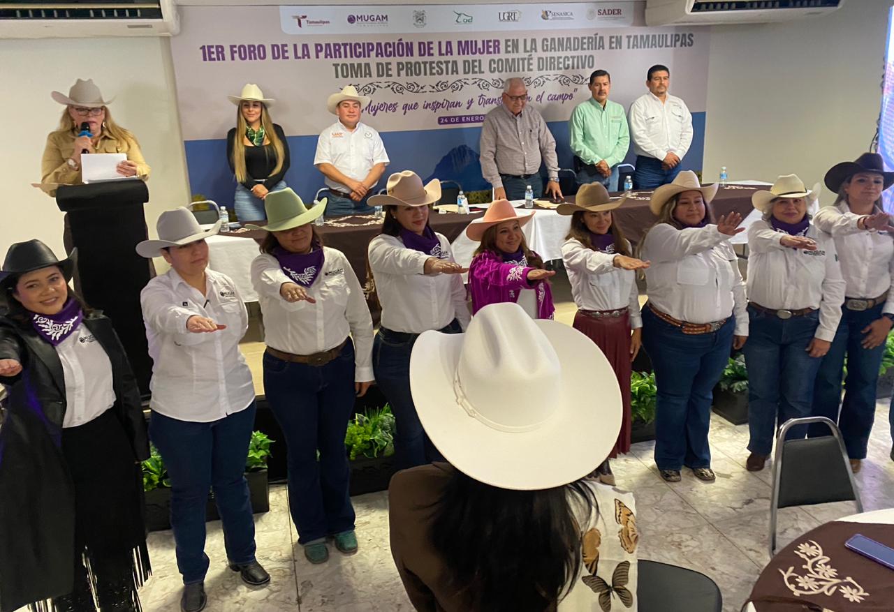 Toman protesta al Comité Directivo de MUGAM Tamaulipas; refrendan respaldo al proyecto nacional