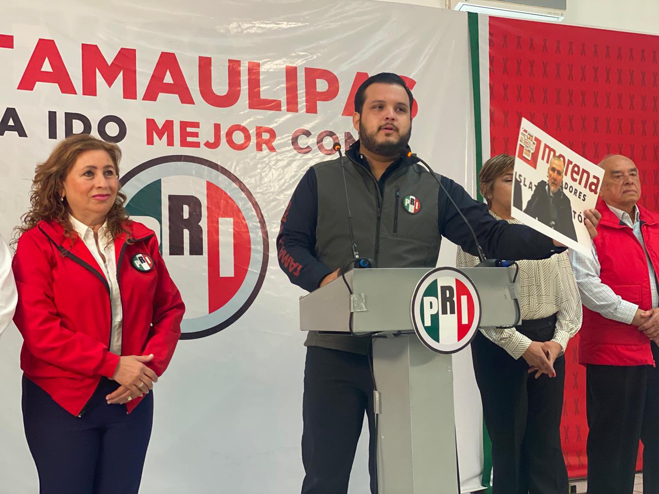 PRI Tamaulipas exige justicia y acusa a Morena de corrupción