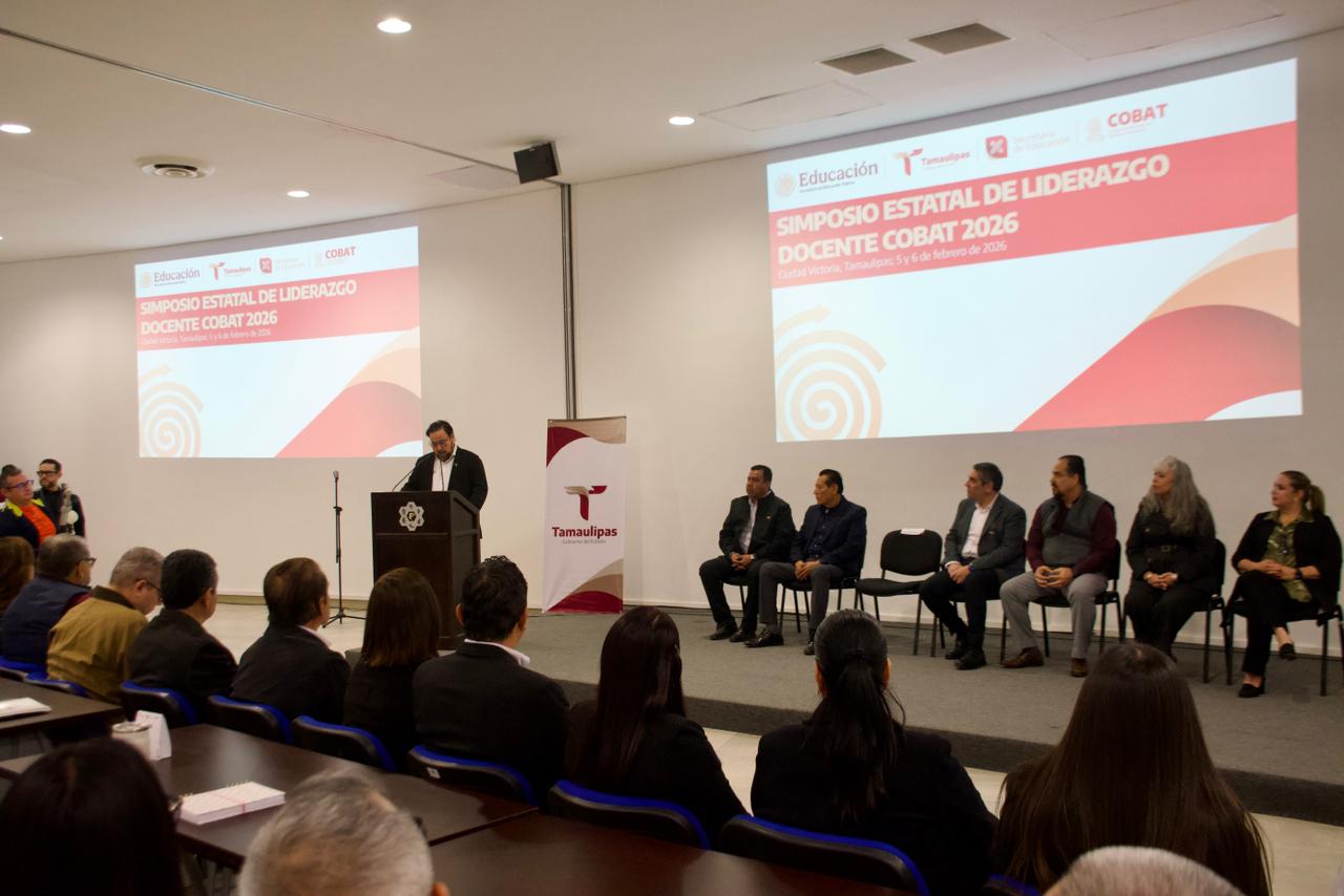 COBAT realiza el Simposio Estatal de Liderazgo Docente 2026 con amplia participación en Tamaulipas