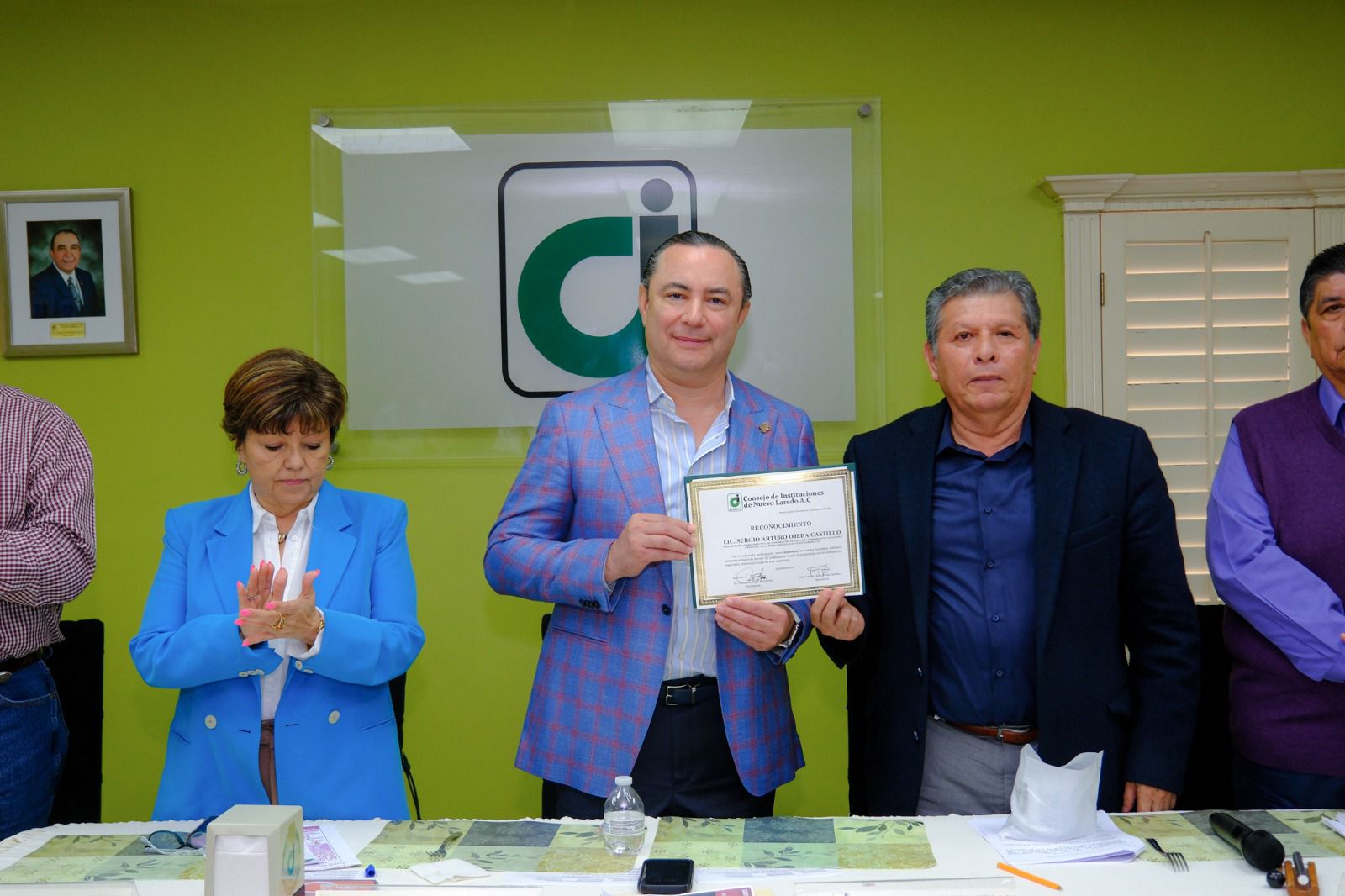 Sergio «Cheko» Ojeda y el Consejo de Instituciones pactan alianza estratégica por Nuevo Laredo