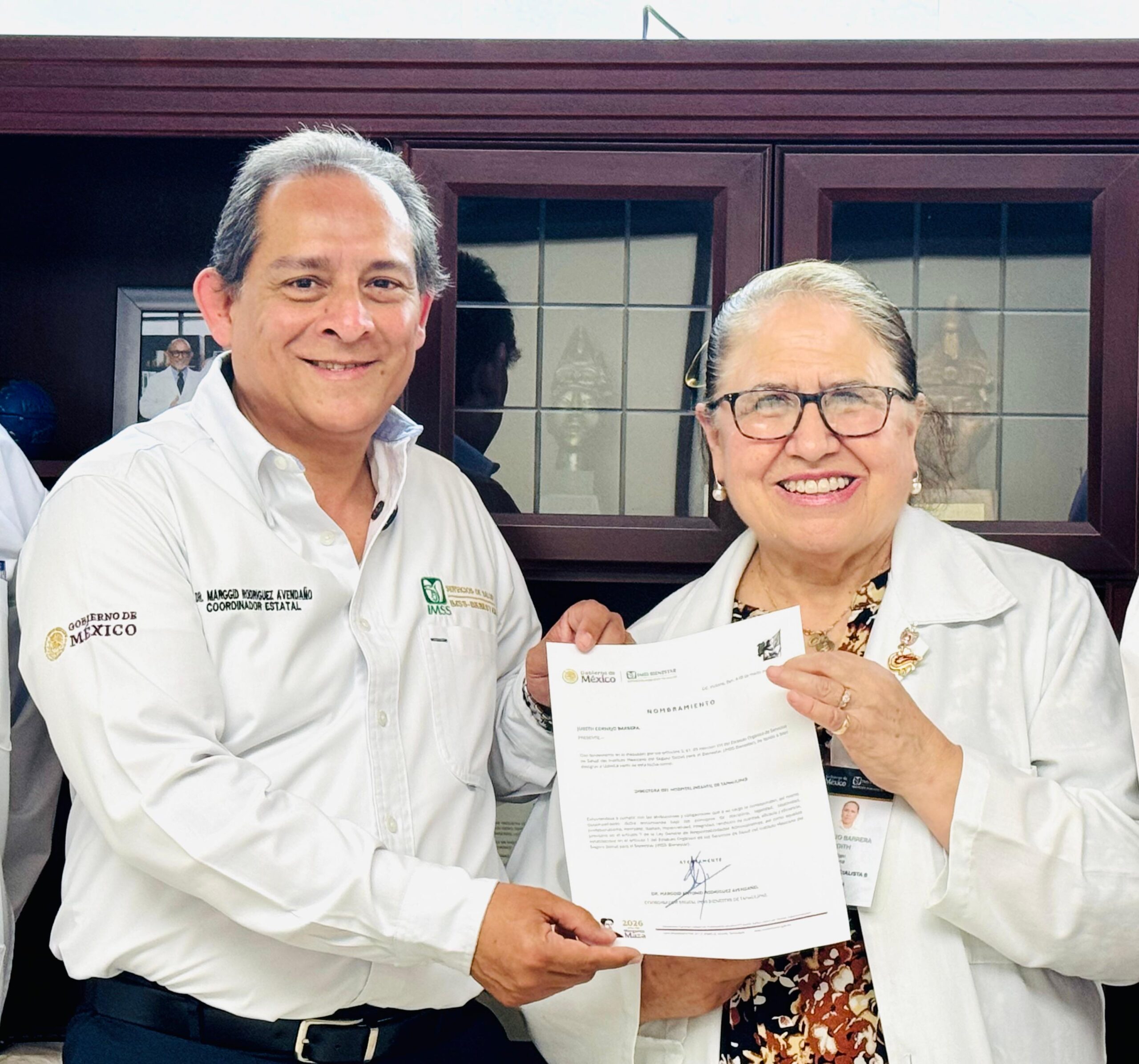 ENTREGA DE NOMBRAMIENTO COMO NUEVA DIRECTORA DEL HOSPITAL INFANTIL DE TAMAULIPAS