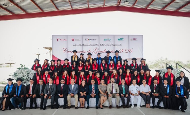 Gradúa UT del Mar de Tamaulipas Bicentenario Generación 2026 con 64 nuevos profesionistas