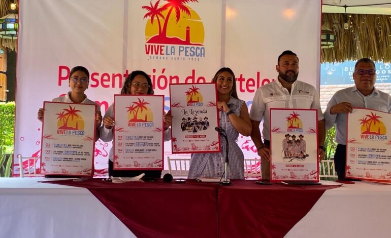 Presentan cartelera de “Vive La Pesca Semana Santa 2026” en Soto la Marina