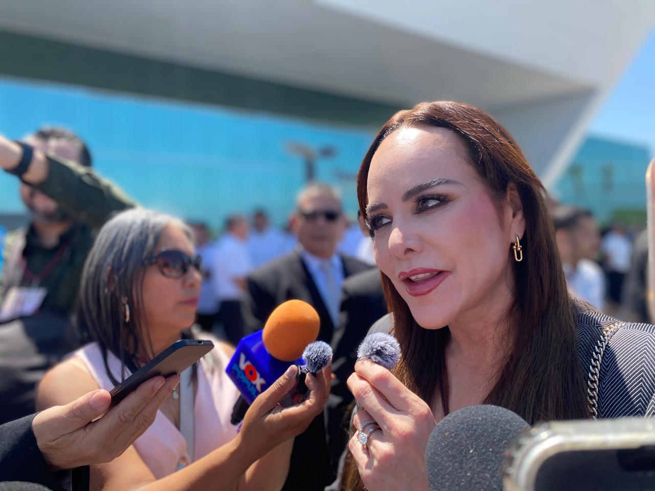 Destaca Carmen Lilia Canturosas crecimiento de Nuevo Laredo y trabajo coordinado con Américo Villarreal