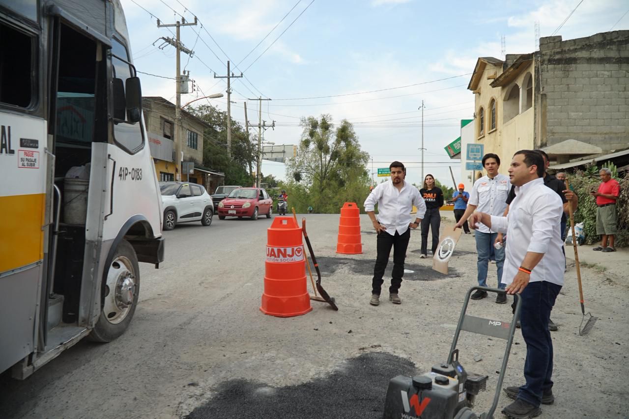 ¿Quién está bacheando en Victoria? Juanjo Salazar atiende calles en Unidad Modelo