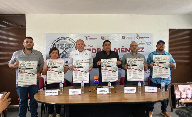 Anuncian segunda fecha del serial regional de pesca deportiva en presa Pedro J. Méndez