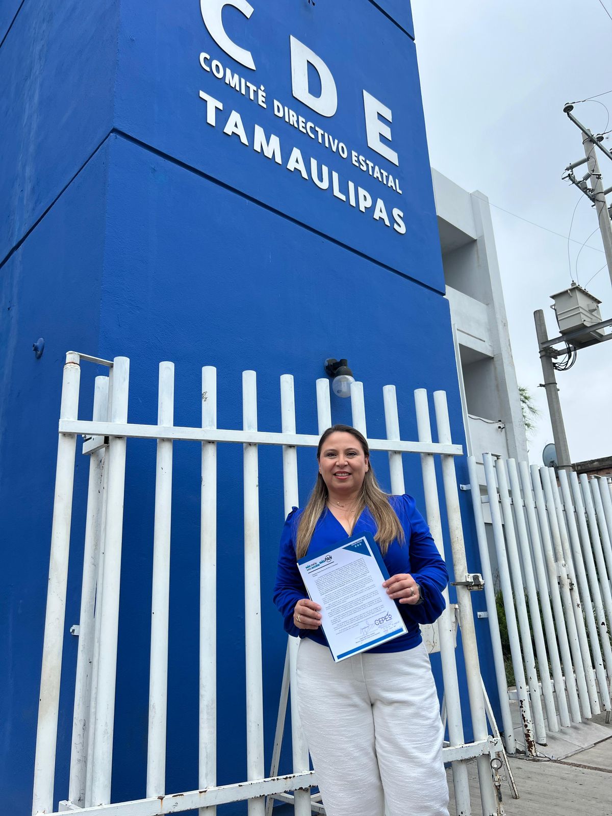 ENCABEZA GLORIA GARZA REGISTROS PARA LA DIRIGENCIA DEL PAN TAMAUILIPAS