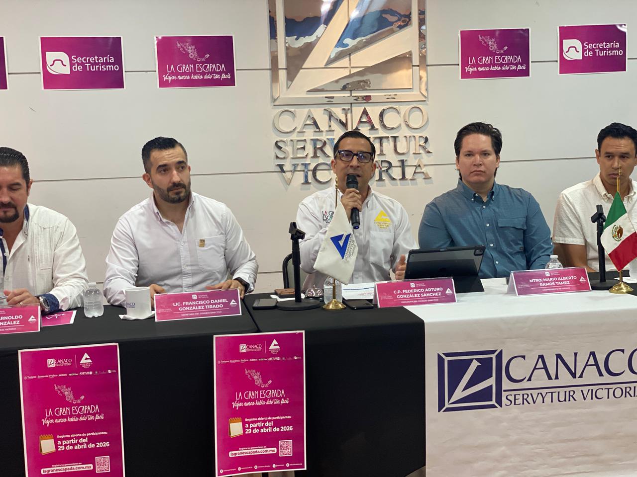 CANACO Victoria impulsa “La Gran Escapada 2026” para fortalecer el turismo y la economía nacional