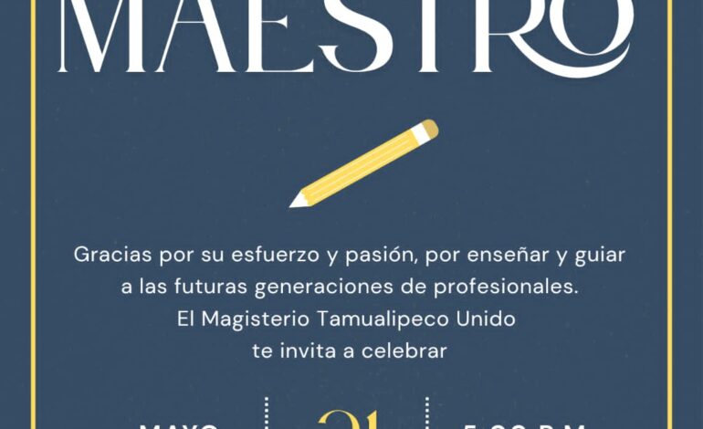 Jorge “Tico” García asistirá a la celebración del Día del Maestro organizada por MTU