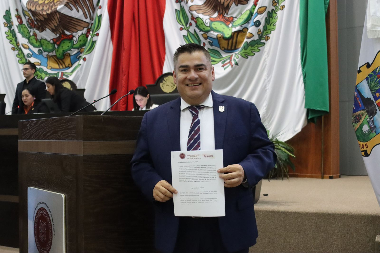 Diputado Isidro Vargas impulsa reformas para fortalecer el derecho humano al agua en Tamaulipas